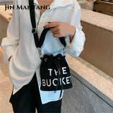 Plush Small Bucket Bag Women Soft Top Handle Tote Crossbody Bag