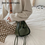 Vintage Matte Shoulder Crossbody Bag Women's Triangle Handbag