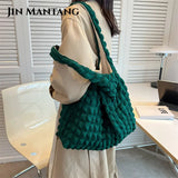 Women's Soft Winter Tote Bag Large Capacity Shoulder Bag Ladies Handbag