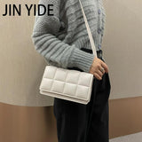 Spring Wild Plaid Shoulder Bag Women Ladies Small Square Bag