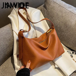 Bucket Shoulder Side Bag for Women Big Crossbody Bag Female Winter Handbags