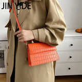 Stone Pattern Leather Crossbody Bag - Women's Fashion Accessory