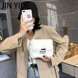 Faux Rabbit Fur Mini Handbag Chain Crossbody Bag