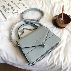 Girls Small Square Bag Summer Chains Handbag Women Casual Wild Shoulder Bag