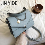 Girls Small Square Bag Summer Chains Handbag Women Casual Wild Shoulder Bag