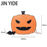 Halloween Pumpkin Shoulder Crossbody Bag Small Chain Messenger Bags