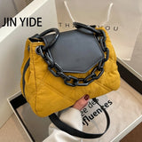 Canvas Tote Bucket Bag Women's Handbag Shoulder Travel Bag