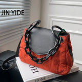 Canvas Tote Bucket Bag Women's Handbag Shoulder Travel Bag