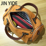 Retro PU Leather Tassel Crossbody Bag for Ladies