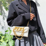 Mini Crossbody Bag Stone Pattern Belt Clutch