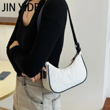 Women Underarm Bag Pleated Shoulder Messenger Small Square Bag