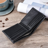 Carbon Fiber Leather Men's Wallet RFID Anti-Magnetic Multi-Card
