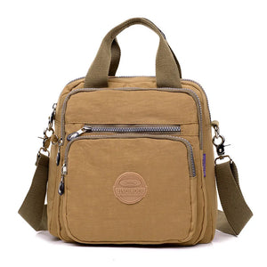 JINQIAOER Women Bag Waterproof Nylon Shoulder Messenger Bags
