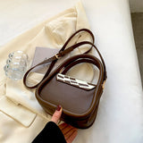 Graffiti Print Shoulder Bag Women's PU Leather Crossbody Tote