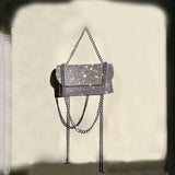 Rhinestones Mini Clutch Wallet Chain Evening Shoulder Bag