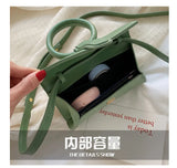 Mini Small Square PU Leather Women's Handbag Shoulder Messenger Bag