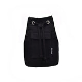 Canvas Drawstring Bucket Bag Single Shoulder Travel Bag