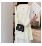 Small Square Bag PU Leather Women's Handbag Chain Shoulder Messenger Bags