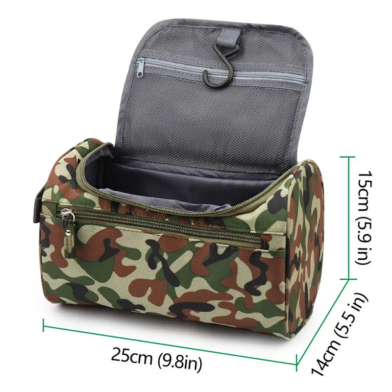 Large Waterproof Makeup Bag Nylon Travel Cosmetic Bag Organizer Case