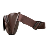 JNKET Men's PU Leather Waist Bag Shoulder Bag Messenger Bags