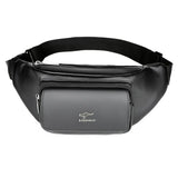 JNKET Men's PU Leather Waist Bag Shoulder Bag Messenger Bags