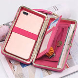 Women's Long Clutch Wallet Bowknot Handbag