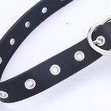 JNKET Rivet Belt Bag Women's Waist Packs PU Leather Waist Bag Punk Bum Bag
