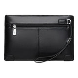 Men's Clutch Handbag PU Leather Long Wallet Business Bag