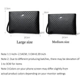 Men's Clutch Handbag PU Leather Long Wallet Business Bag