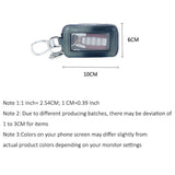 JNKET Sheepskin Keychain Bag Key Case Double Zipper Key Bag