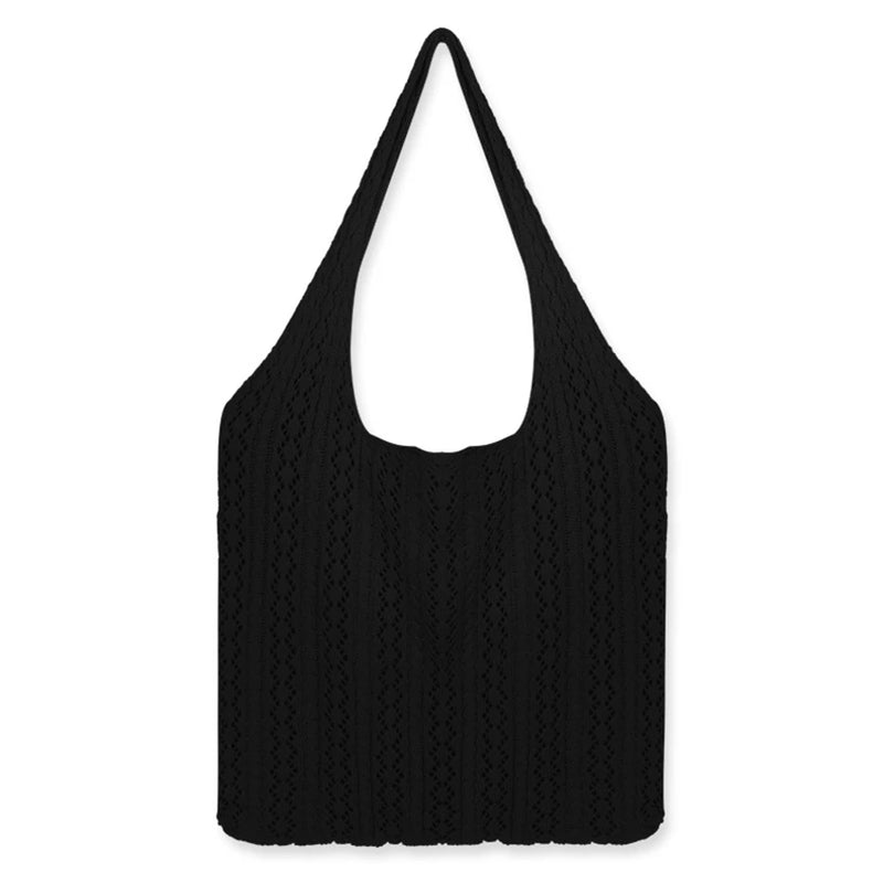 JNKET Retro Knitted Shoulder Bag Casual Crossbody Sling Bag