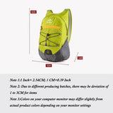 JNKET Portable Folding Backpack Waterproof Sports Rucksack