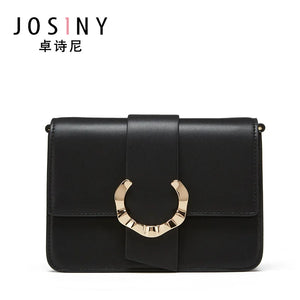 Women Shoulder Bag Retro Solid PU Leather Casual