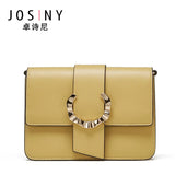 Women Shoulder Bag Retro Solid PU Leather Casual