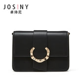 Women Shoulder Bag Retro Solid PU Leather Casual