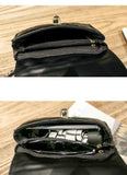 JOYHO Leather Waist Bag Women Fanny Chest Bag Pack Plaid Belt Bags