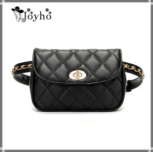 JOYHO Women Waist Bag Fanny Pack Plaid Belt Bags