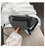 JOYHO Women's Diamonds Fanny Pack Waist Bag Chest Bag