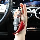 Dolphin Metal Key Ring Holder for Men Women Boys Girls