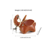 Elephant Keychain Bag Ornament Key Ring Holder Hanging Decoration