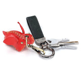 Leather Elephant Keychain Animal Car Key Ring Pendants Ornament