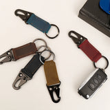 Leather Key Holder Women Men Keychain Covers High Key Chain Car Key Ring