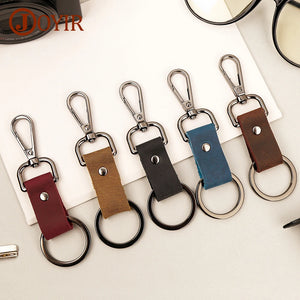 Leather Key Holder Car Keyring Housekeeper Organizer