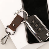 Leather Key Holder Car Keyring Housekeeper Organizer