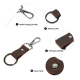 Leather Key Holder Car Keyring Housekeeper Organizer