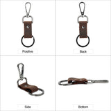 Leather Key Holder Car Keyring Housekeeper Organizer