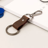 Leather Key Holder Car Keyring Housekeeper Organizer