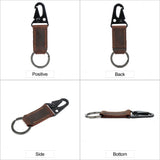 Leather Key Wallet High Women Men Keychain Housekeeper Key Ring