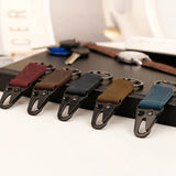 Leather Key Wallet High Women Men Keychain Housekeeper Key Ring