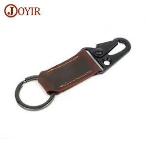 Leather Key Wallet High Women Men Keychain Housekeeper Key Ring